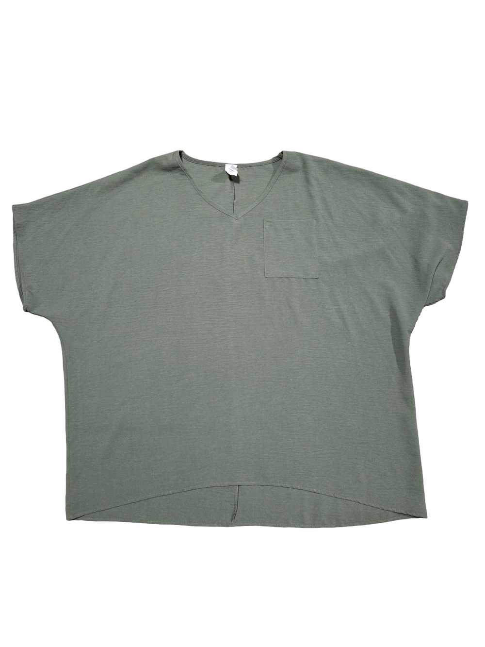 Urban Daizy Oversized Basic Tee Sage Green- Size Medium